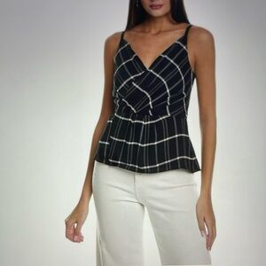 Cabi Peplum Crossover Cami Style 3986 Size 8